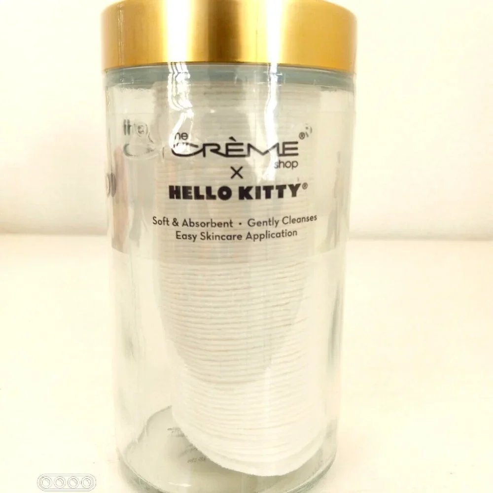 Hello Kitty x Creme Shop Beauty Bundle Cotton Pad Jars Headband Nail File Set